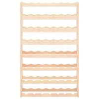 Wijnrek voor 56 flessen grenenhout - thumbnail