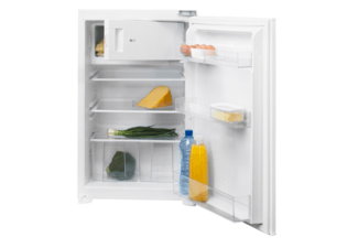 Inventum IKV0881S combi-koelkast Ingebouwd 123 l Roestvrijstaal, Wit