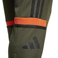 adidas Squadra 25 Trainingsbroek Donkergroen Zwart Oranje - thumbnail