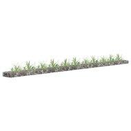 VidaXL Gabion plantenbak verhoogd 450x30x10 cm gegalvaniseerd staal - thumbnail