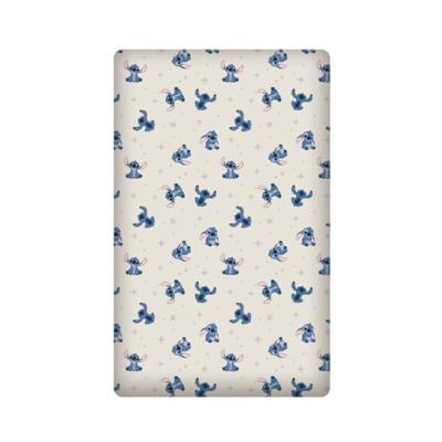 Stitch hoeslaken-Eenpersoons - 90 x 200 cm - Katoen