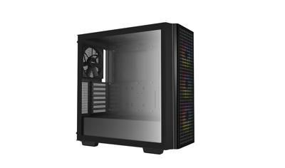 DeepCool cg540 midi tower behuizing (zwart | 2x usb-a | window)