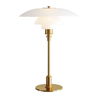 Louis Poulsen PH 3Â½-2Â½ Glass Tafellamp - Messing