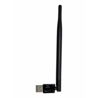 Verstelbare WLAN USB-antenne Xoro HWL 155N, voor Xoro SMART receiver, PC, Windows, Linux, Raspberry Pi, 5 dBi antenneversterking, ondersteunt WEP/WPA/WPA2 - thumbnail