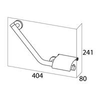 Veiligheidsgreep met Toiletrolhouder Tiger Boston Comfort en Safety Links RVS - thumbnail