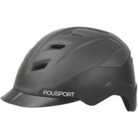 Polisport Plasticos S.A. Polisport helm e'city mat zwart/donkergrijs l (58-61 cm) - thumbnail