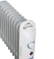 Mesko MS 7806 electrische verwarming Olie elektrisch verwarmingstoestel Binnen Wit 1200 W - thumbnail
