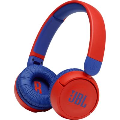 JBL Jr 310BT - Overear hoofdtelefoon voor kinderen met Bluetooth en ingebouwde microfoon, in rood