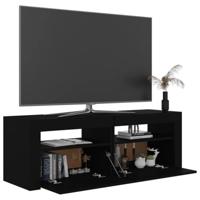 Tv-meubel met LED-verlichting 120x35x40 cm zwart - thumbnail