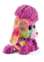 Nici knuffelhond Glubschis poedel junior 15 cm pluche paars - thumbnail