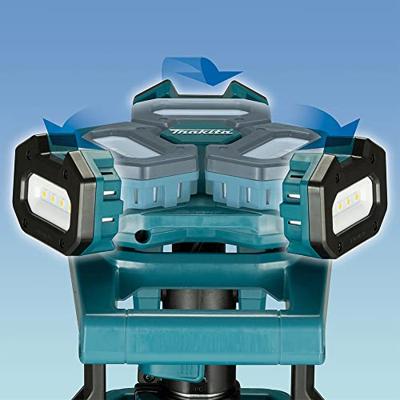 Makita NLADML814 Accu Statieflamp (3 spot) 14,4V / 18V met tas en draagband - thumbnail