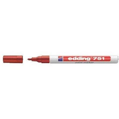 Paintmarker edding 751 oliebasis 1-2mm pastel rood | 10 stuks Paintmarker edding 751 oliebasis 1-2mm pastel rood | 10 stuks