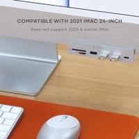 Satechi USB-C klem hub iMac 24" - Silver - thumbnail