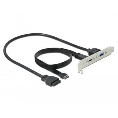 DeLOCK 89934 USB-kabel 0,5 m USB 3.2 Gen 2 (3.1 Gen 2) USB C USB A Zwart DeLOCK 89934 USB-kabel 0,5 m USB 3.2 Gen 2 (3.1 Gen 2) USB C USB A Zwart