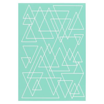 Zeefdruk Stencil - Geografische Print