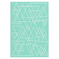 Zeefdruk Stencil - Geografische Print - thumbnail