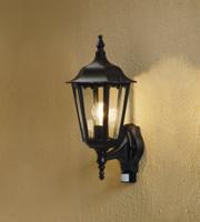 Wandlamp sensor Firenze Vicchio zwart buitenlamp Konstsmide 7236-750 staand - thumbnail