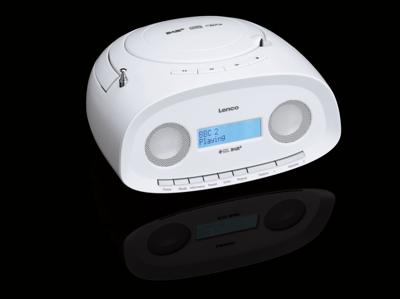 Lenco SCD-69 Analoog & digitaal 2 W Wit