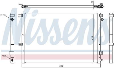 Condensor, airconditioning 940468