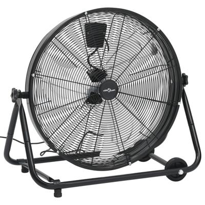 VidaXL Trommelventilator industrieel 172,5 w 60 cm zwart