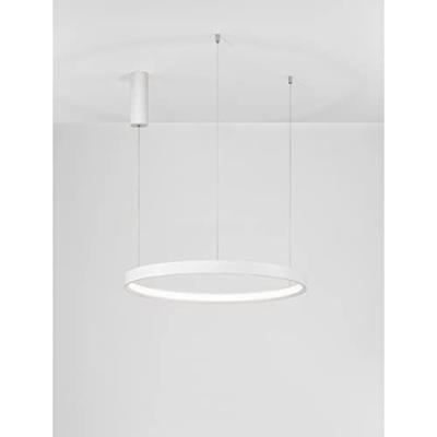 Lyora Ronde hanglampPerrine wit Ø 60cm - 9345617 - thumbnail