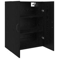 Hangkast Zwart eiken 69.5 x 34 x 90 cm Bewerkt hout - thumbnail