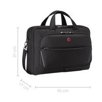 Wenger Meteor Laptoptas Geschikt voor max. (laptop): 43,2 cm (17) Zwart - thumbnail