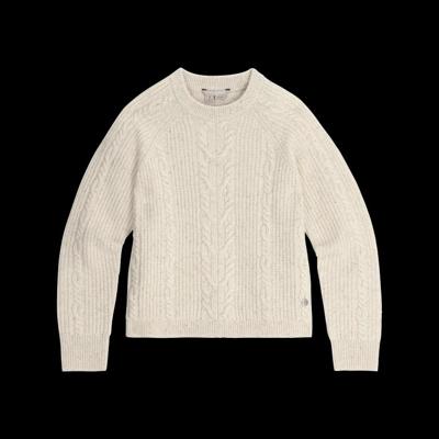 Royal Robbins Rockcraft Cable Crew Trui Dames Soapstone Htr L Royal Robbins Rockcraft Cable Crew Trui Dames Soapstone Htr L