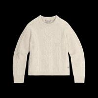 Royal Robbins Rockcraft Cable Crew Trui Dames Soapstone Htr L - thumbnail