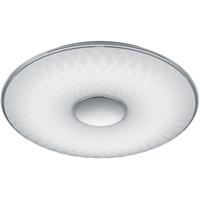 LED Plafondlamp - Trion Laton - 45W - Aanpasbare Kleur - Dimbaar - Afstandsbediening - Nachtlamp - Rond - Mat Wit - Kunststof - thumbnail
