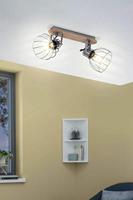 Eglo PlafondlampSambatello 2-lichts antiekbruin - 98135 - thumbnail