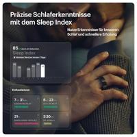 ULTRAHUMAN Ring Air - Advanced Sleep-Tracking Wearable, HRV, hartslag- en temperatuurbewaking, track workout, beweging & herstel, waterbestendig tot 100 m - thumbnail
