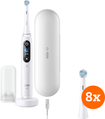 Oral-B iO - 9n Wit Powered By Braun + 4 borstels Oral-B iO - 9n Wit Powered By Braun + 4 borstels