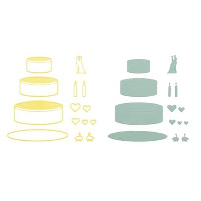 Nellie's Choice • shape die bruidstaart