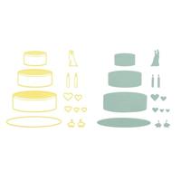 Nellie's Choice • shape die bruidstaart - thumbnail