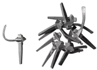 Takkengeleiders metaal 10 stuks - thumbnail