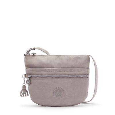 Kipling Arto Crossbody Schoudertas S grey gris Damestas Kipling Arto Crossbody Schoudertas S grey gris Damestas