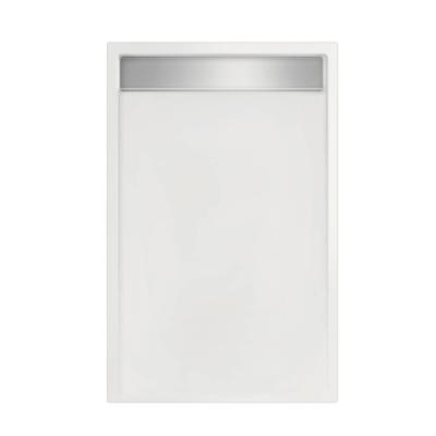 MegaBath Douchebak Easy Tray 160X90X5 cm Wit Mat Of Glans - Douchebak Mat Wit