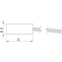 Picotronic Lasermodule Punt Rood 0.4 mW DI650-0.4-3(8x21) - thumbnail