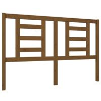 Hoofdbord 146x4x100 cm massief grenenhout honingbruin - thumbnail
