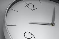 NeXtime - Wandklok 51cm-Stil-Chroom|Groen-Plastic-nXt 'Finesse Large' - thumbnail