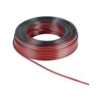 Enzo Luidsprekersnoer 2 x 0,5 gmm rood/zwart - 1394519 - thumbnail