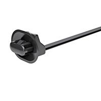 HellermannTyton 126-03102 T50SOSSFT6,5E-HS-BK Kabelbinder 160 mm 4.60 mm Zwart Met spreidanker en plaat 1 stuk(s) - thumbnail