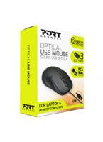 Bedrade muis - PORT Designs - 900400-PRO - USB-A - Zwart - thumbnail
