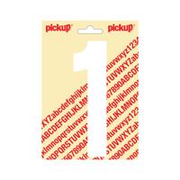 Plakcijfer Nobel 150mm wit 1 Pickup - Pickup - thumbnail