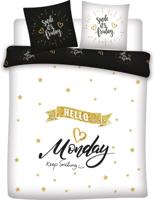 Monday Keep Smiling - Dekbedovertrek - Tweepersoons - 200 x 200 cm - Multi - thumbnail
