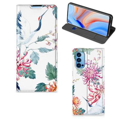 OPPO Reno4 Pro 5G | Hoesje maken | Bird Flowers