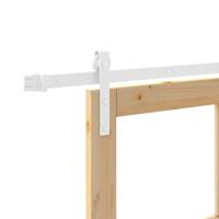 Schuifdeur met beslag ORKDAL massief hout en glas - thumbnail