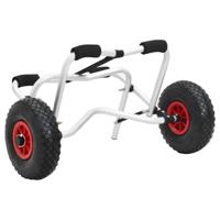 VidaXL Kajaktrolley inklapbaar 45 kg aluminium - thumbnail