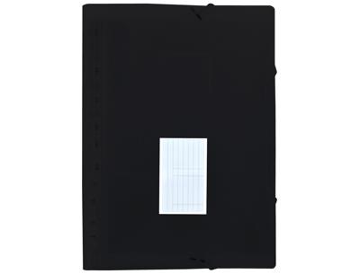 Organiser Map Liderpapel FU35 Zwart A4